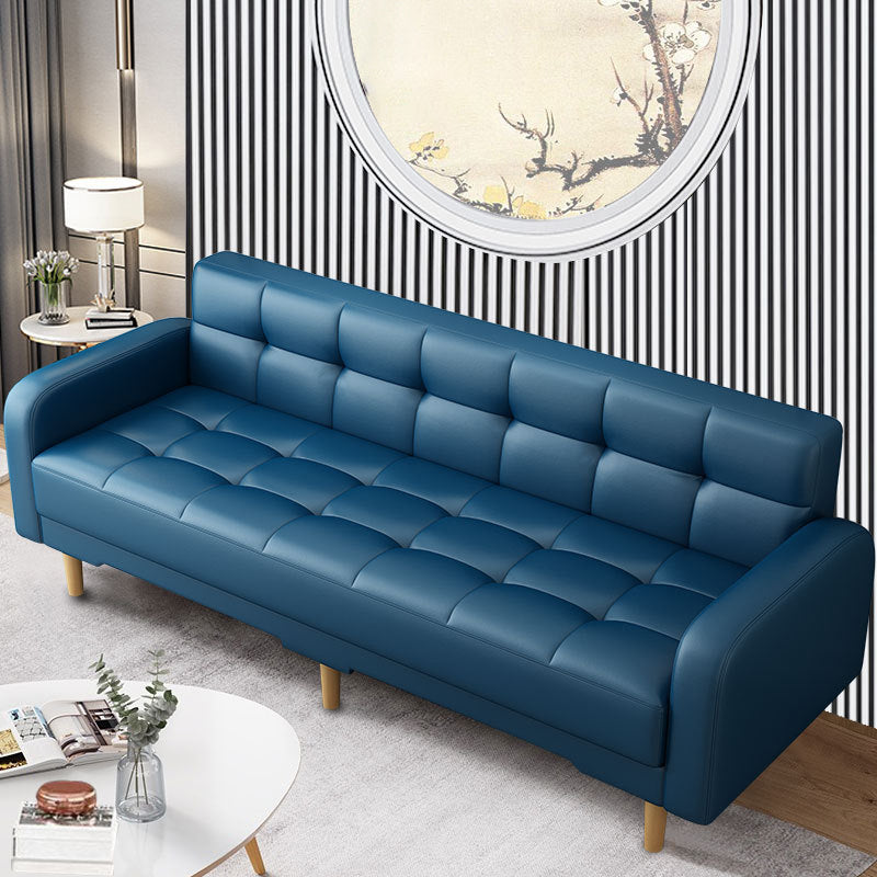 Industrial Living Room Settee Square Arm Biscuit Back Seating