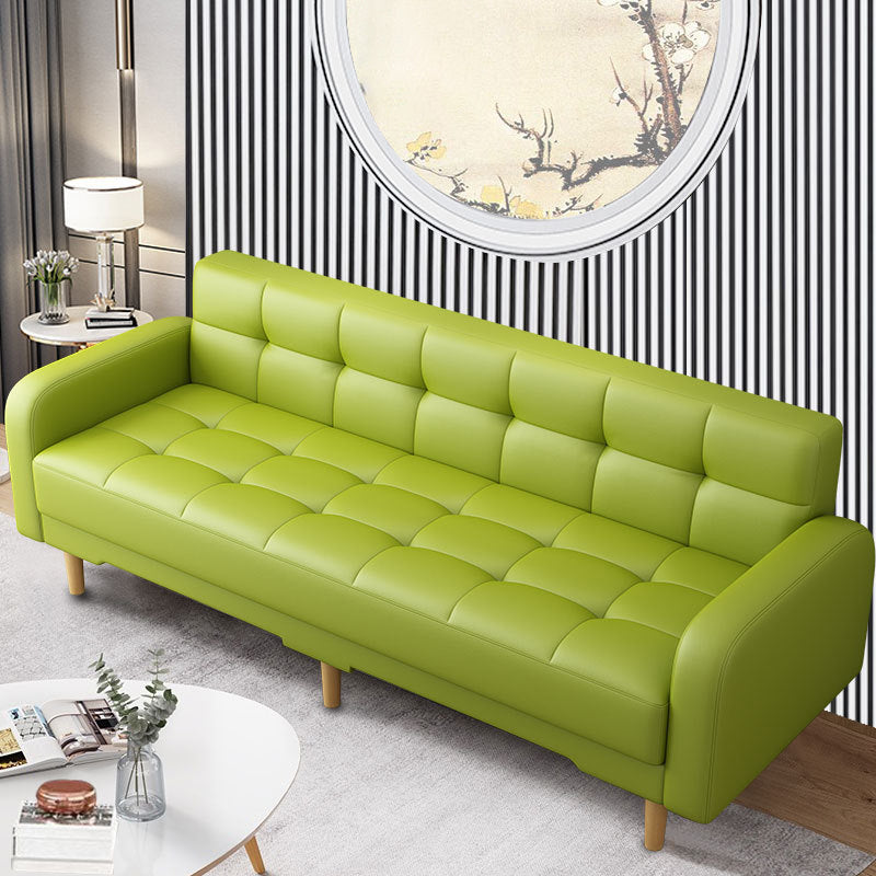 Industrial Living Room Settee Square Arm Biscuit Back Seating