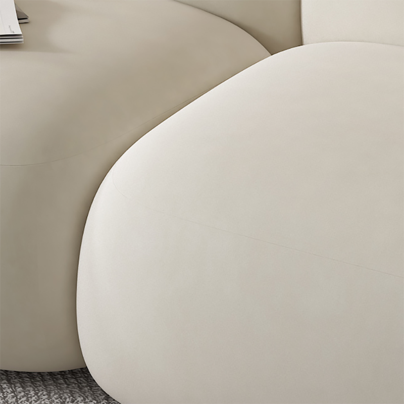 Contemporary Cushions Rolled Arm Living Room Stationary Settee