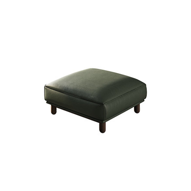 Vintage Forest Green Cushions Square Arm Living Room Seating