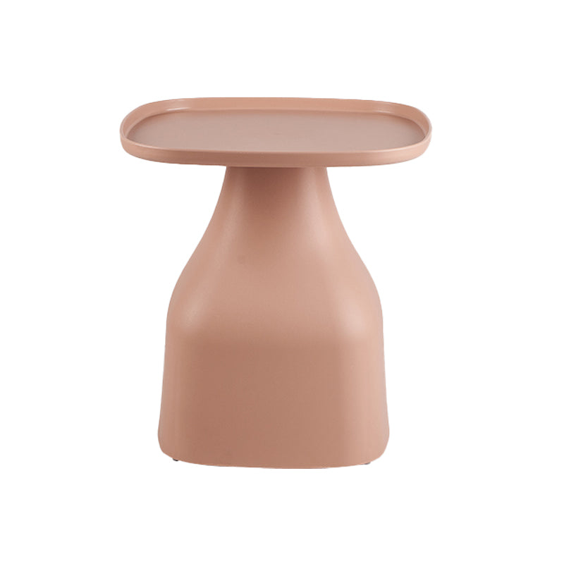 Plastic End Table Set Pedestal Tray Top Side Table for Bedroom