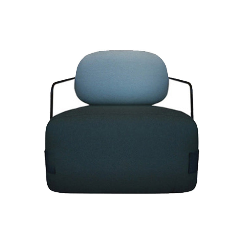 Modern Living Room Cushion Back Arms Included Fabric Arm Chair