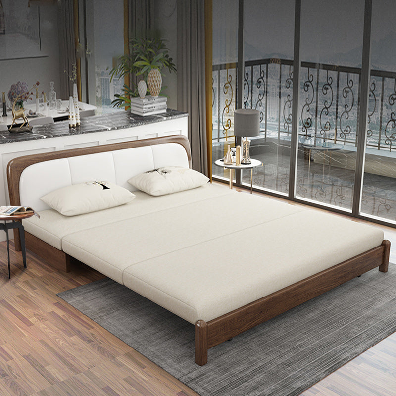 31" Wide Contemporary Futon Sofa Bed Cushion Back Futon Sleeper Sofa