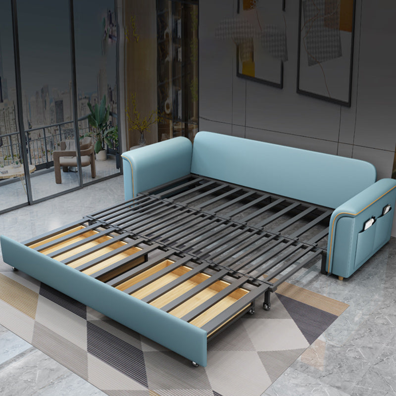 31" Wide Contemporary Sofa Bed Cushion Back Sleeper Sofa with Storage