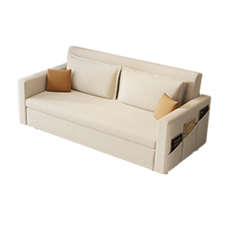 31" Wide Scandinavian Sofa Bed Cushion Back Futon Sleeper Sofa