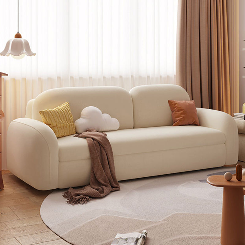 31" Wide Scandinavian Futon Sofa Bed Pillow Included Sleeper Sofa