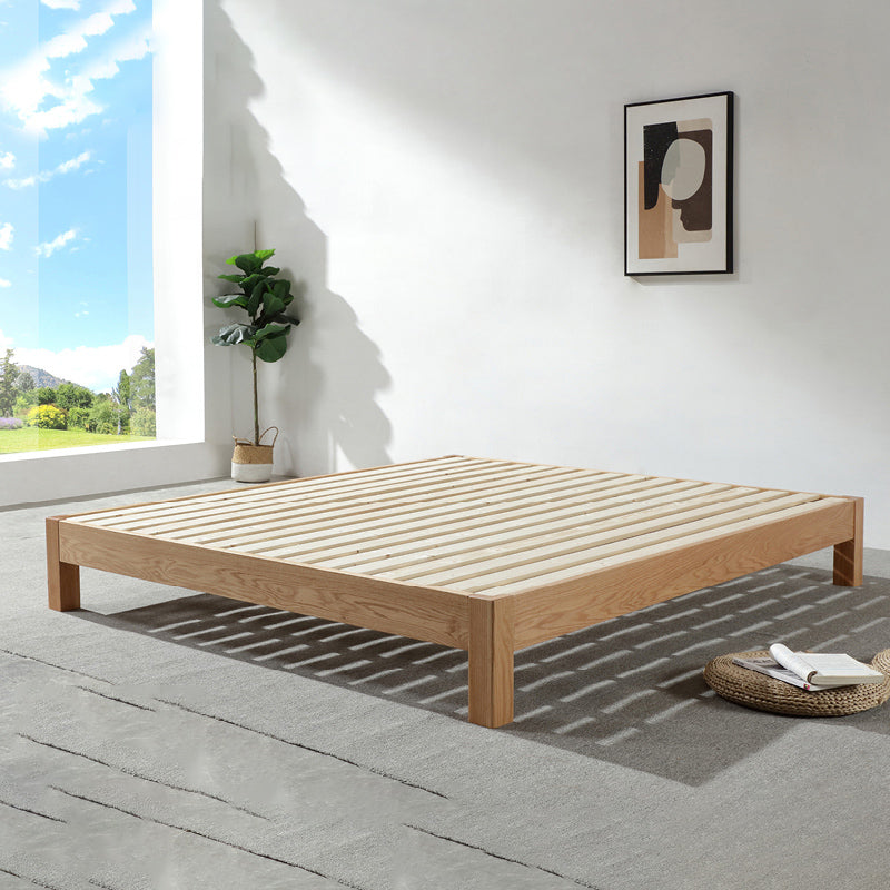 Modern Bed Frame Mattress Included Bed with Custom Gold Legs