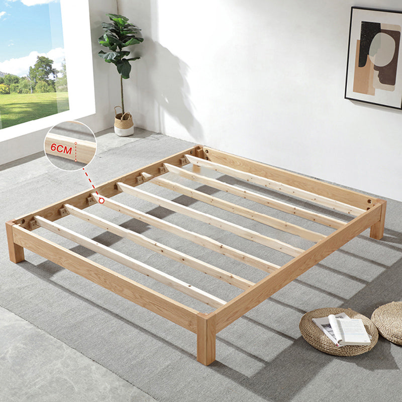 Modern Bed Frame Mattress Included Bed with Custom Gold Legs