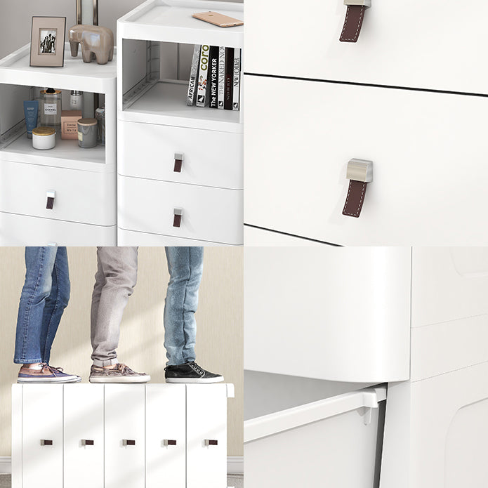 Modern Rectangle Kids Chest Home Plastic Kids Vertical Dresser