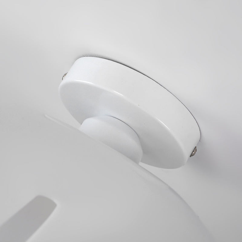 1 - Light Ceiling Flush Mount Light Iron and Acrylic Kids Style Flush in White