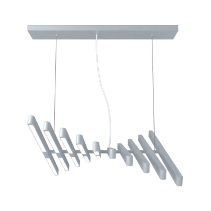 Nordic LED Island Lighting Fixture Creative Metal Pendant Light for Dining Room