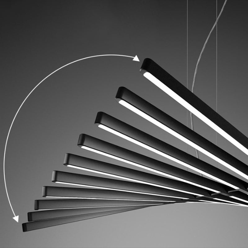 Nordic LED Island Lighting Fixture Creative Metal Pendant Light for Dining Room