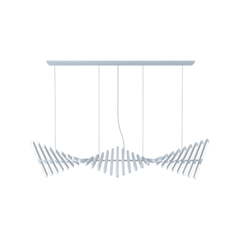 Nordic LED Island Lighting Fixture Creative Metal Pendant Light for Dining Room