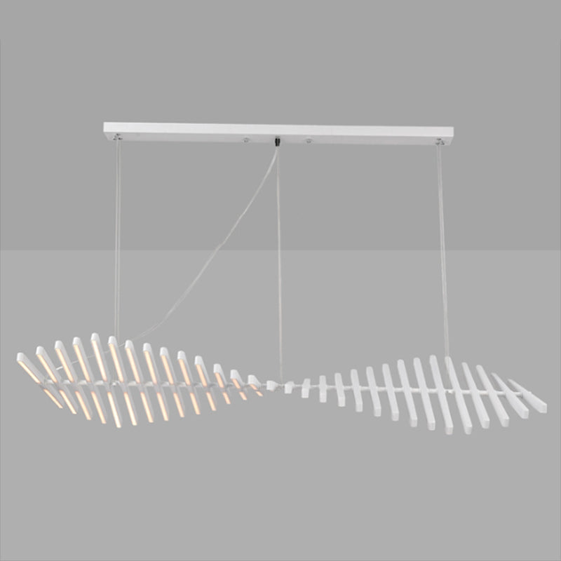 Nordic LED Island Lighting Fixture Creative Metal Pendant Light for Dining Room