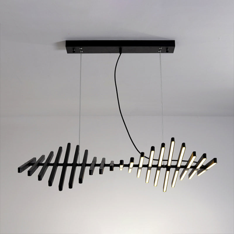 Nordic LED Island Lighting Fixture Creative Metal Pendant Light for Dining Room