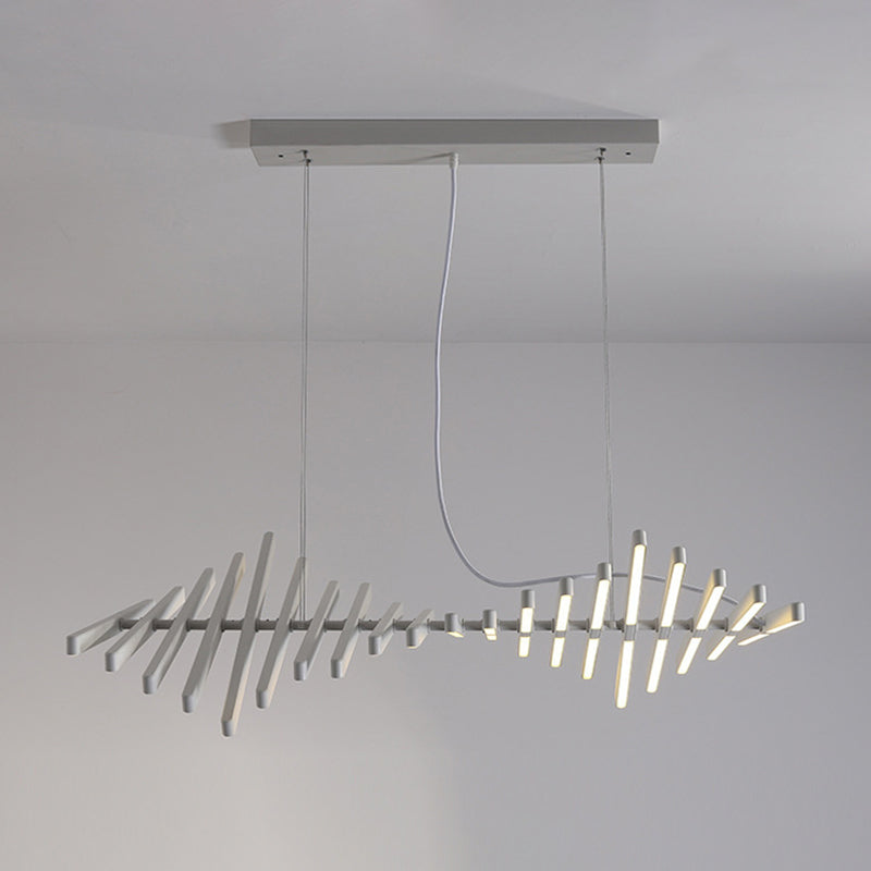 Nordic LED Island Lighting Fixture Creative Metal Pendant Light for Dining Room