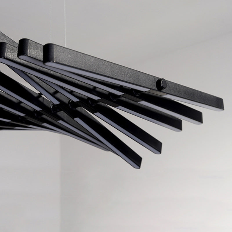 Nordic LED Island Lighting Fixture Creative Metal Pendant Light for Dining Room