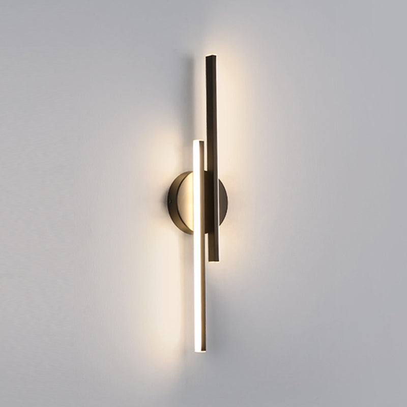 Modern Geometric Wall Mount Lamp Metal 2 Lights Wall Light Fixture