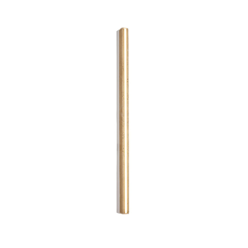 Linear Shape Stone Wall Mount Light Modern Style 1-Light Wall Light Sconce in Yellow