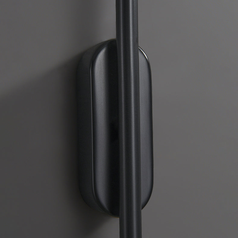 Minimalist LED Wall Lamp Thin-Line Copper Sconce Lighting for Bedroom