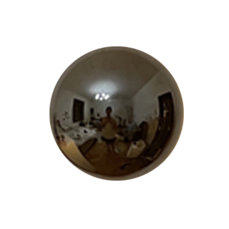 Ball Shape Wall Mount Lamp Modern Style Metal 1 Light Sconce Lamp in Chrome