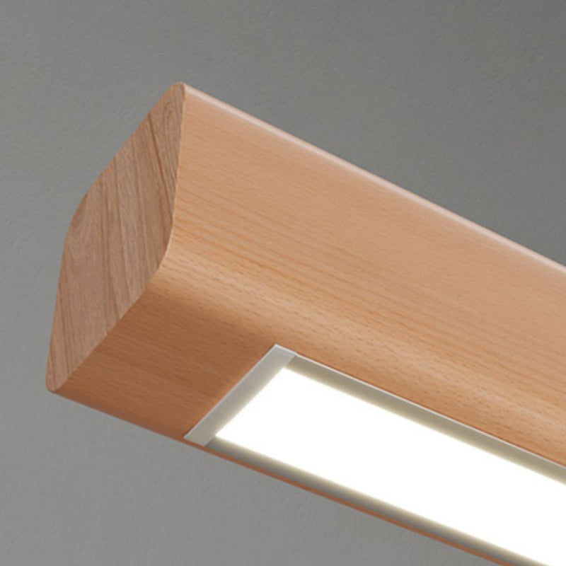 Wooden LED Wall Light Fixture Minimalist Wall Light Sconce for Bedroom