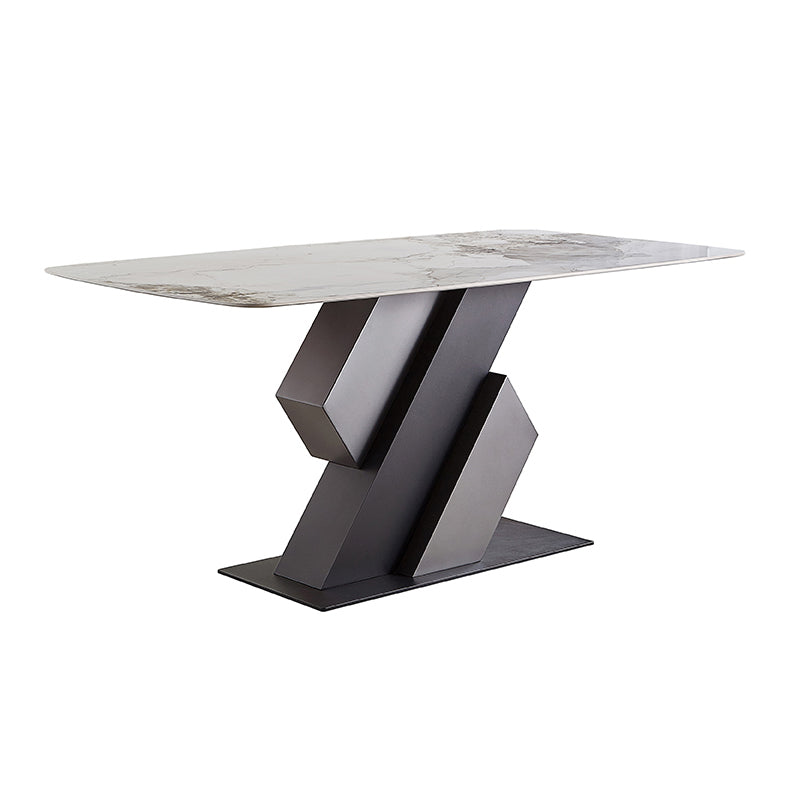 Modern Rectangle Dining Table Set 1/4/5/7 Pieces Dinette Set for Home