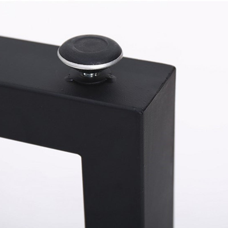 Wood Top Industrial Dining Table Set 1/2/5 Pieces Brown Dinette Set for Home