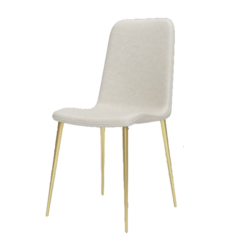 Glossy White Glam Dinette Table Set 1/2/5/7 Pieces Dining Set with Leather Chairs