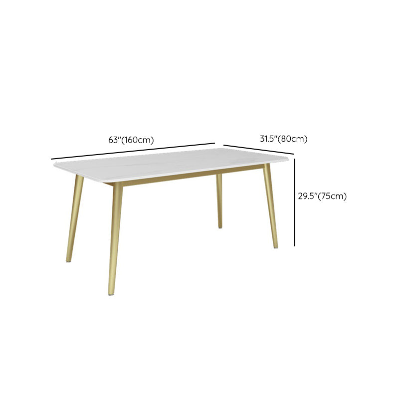 Glossy White Glam Dinette Table Set 1/2/5/7 Pieces Dining Set with Leather Chairs