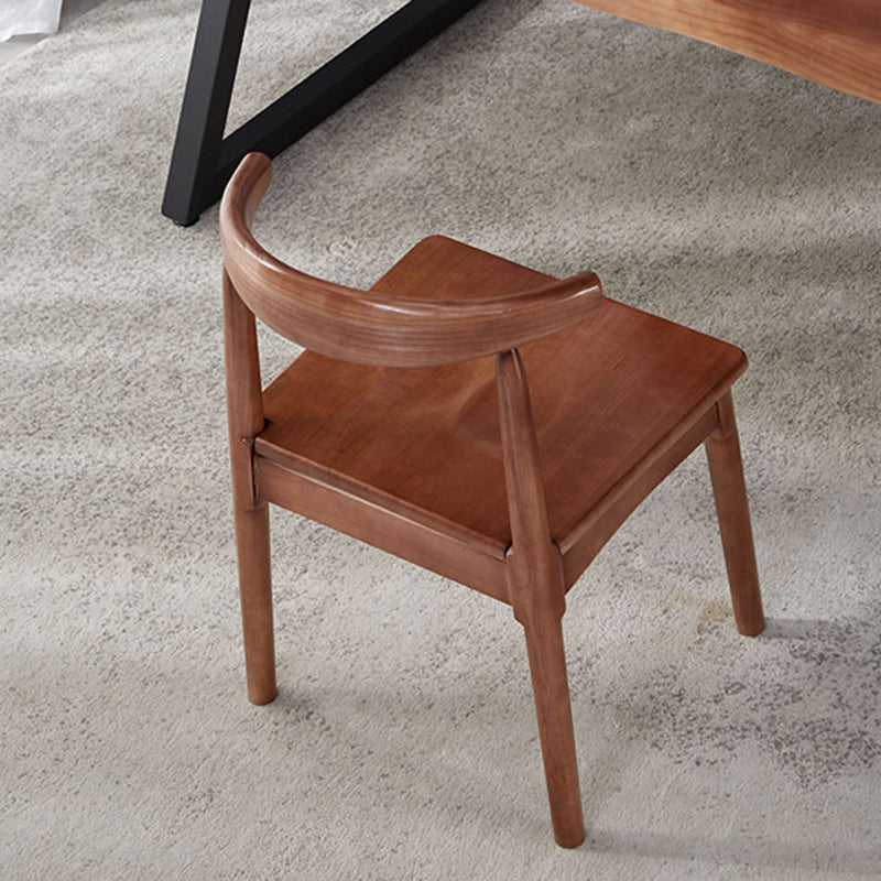 Solid Wood Industrial Dining Table Set 1/2/5/7 Pieces Brown Dinette Set for Home