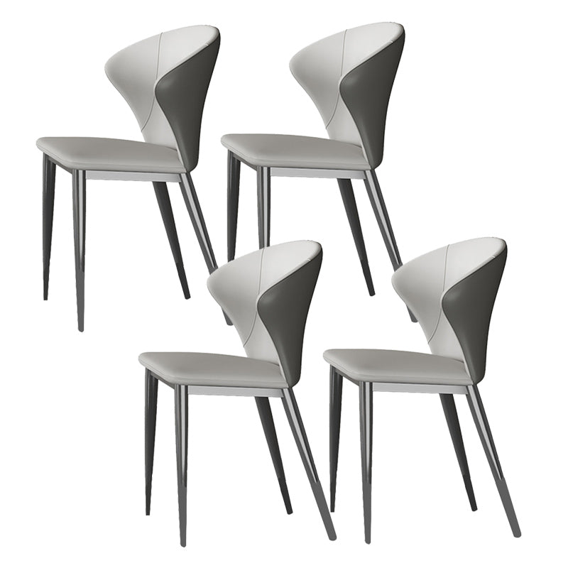 Contemporary Style 1/3/4/5/6/7/8 Pieces Dining Set Stone Rectangle Furniture in White