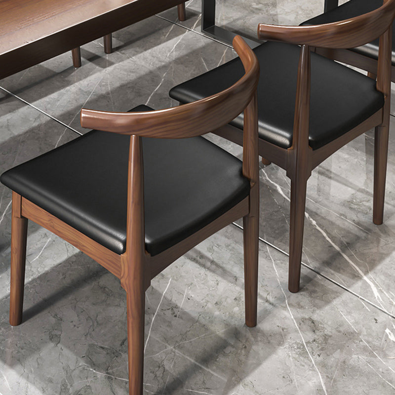 Brown Solid Wood Industrial Dining Table Set 1/2/5/7 Pcs Dinette Set for Home