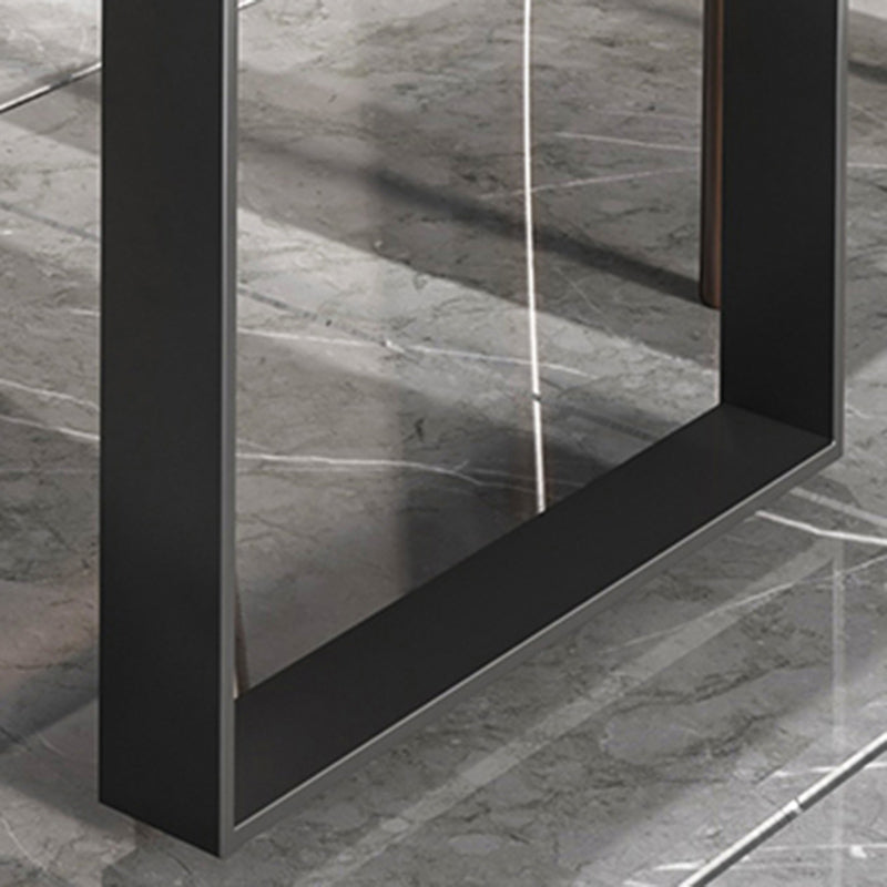 Brown Solid Wood Industrial Dining Table Set 1/2/5/7 Pcs Dinette Set for Home