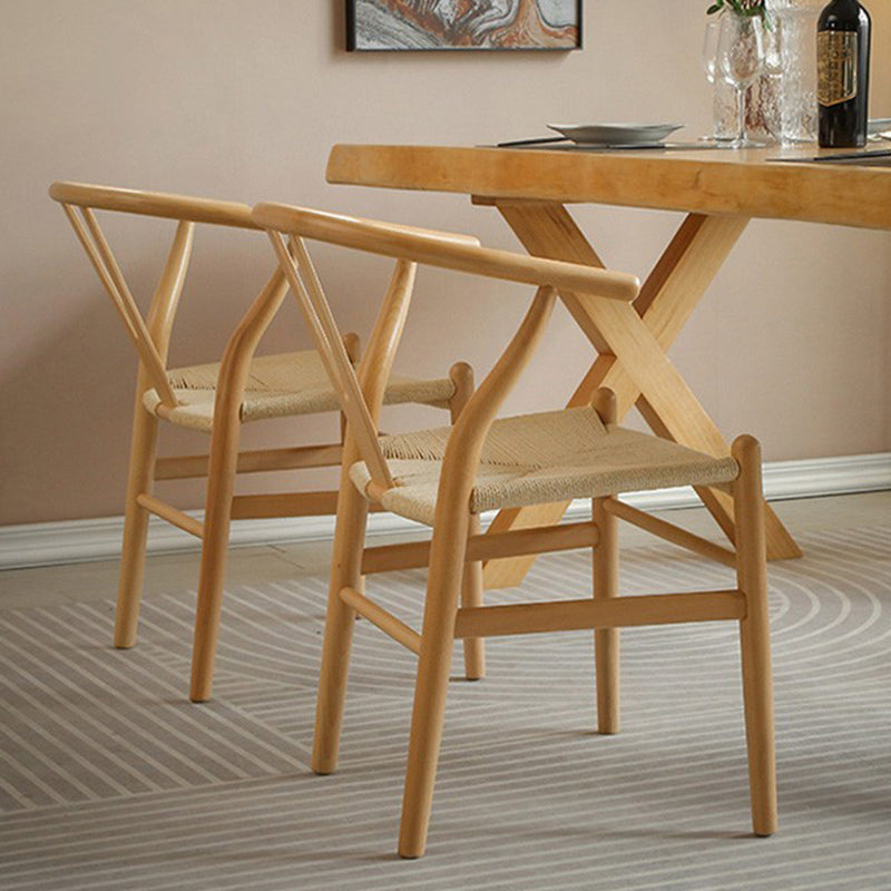 1/5 Pcs Solid Wood Dining Furniture Modern Style Dining Set for Home