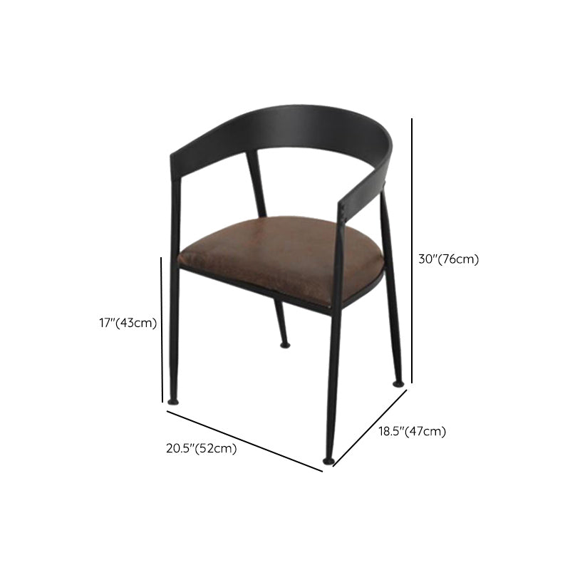 Brown Solid Wood Furniture with Chairs 1/2/3/5 Pcs Industrial Dinette Set