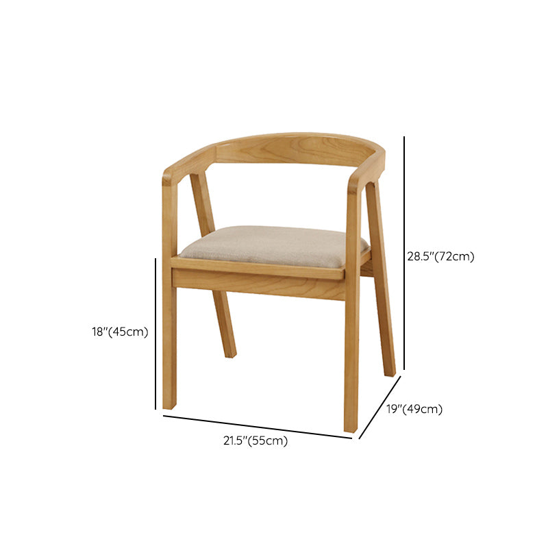 Contemporary Solid Wood Furniture 1/2/5/7 Pcs Dining Room Table Set in Natural