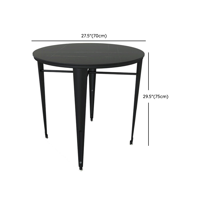 Modern 1/5/7 Pieces Metal Dining Set Stone Table Set for Outdoor
