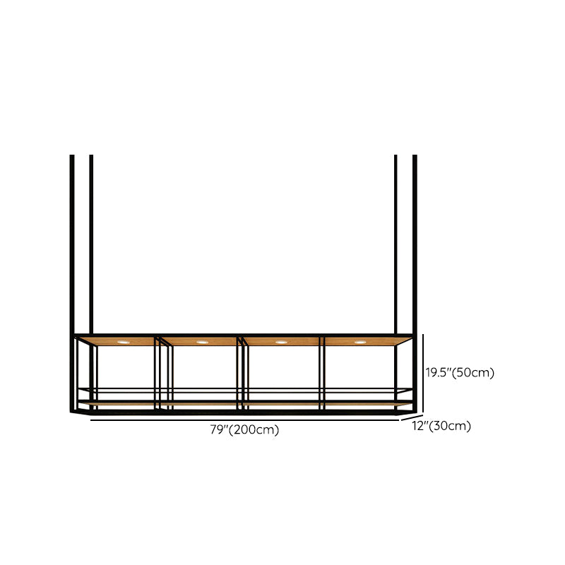 Metal Hanging Wine Glass Rack Modern Black Colour Wine Rack Kit