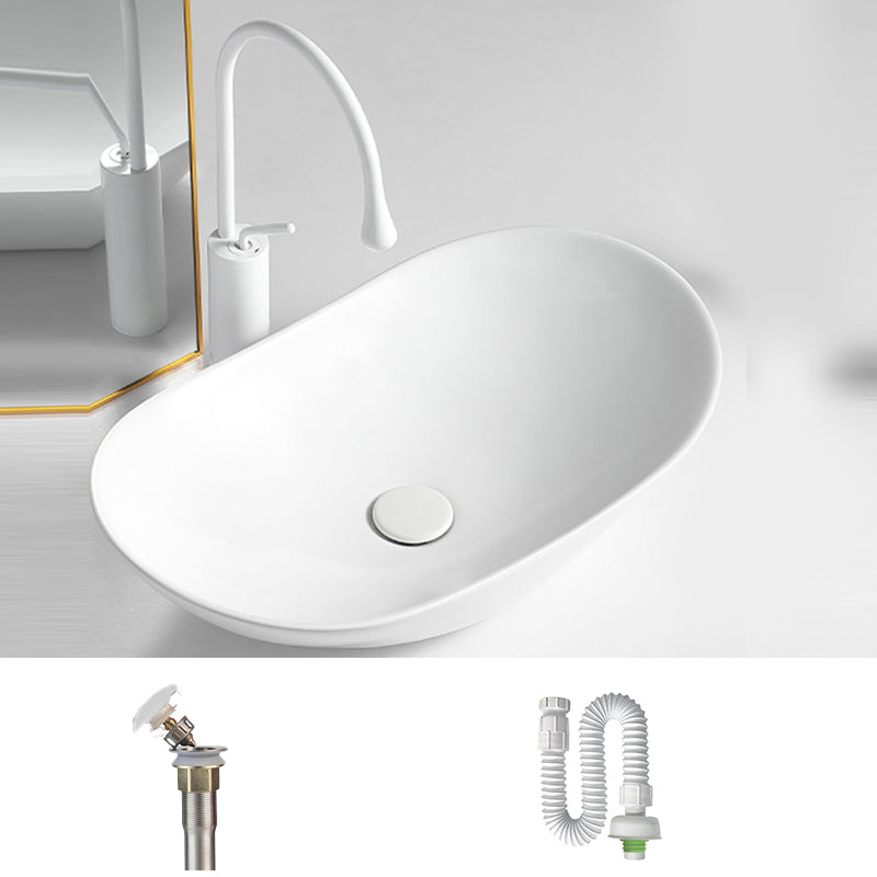 White Trough Bathroom Sink Modern Porcelain Trough Bathroom Sink