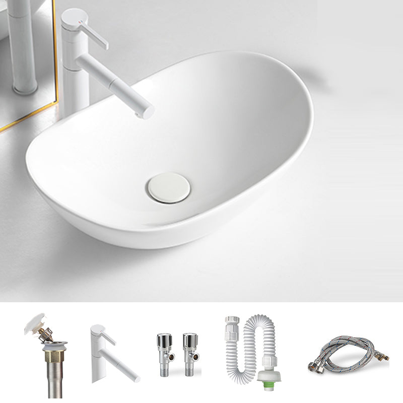 White Trough Bathroom Sink Modern Porcelain Trough Bathroom Sink