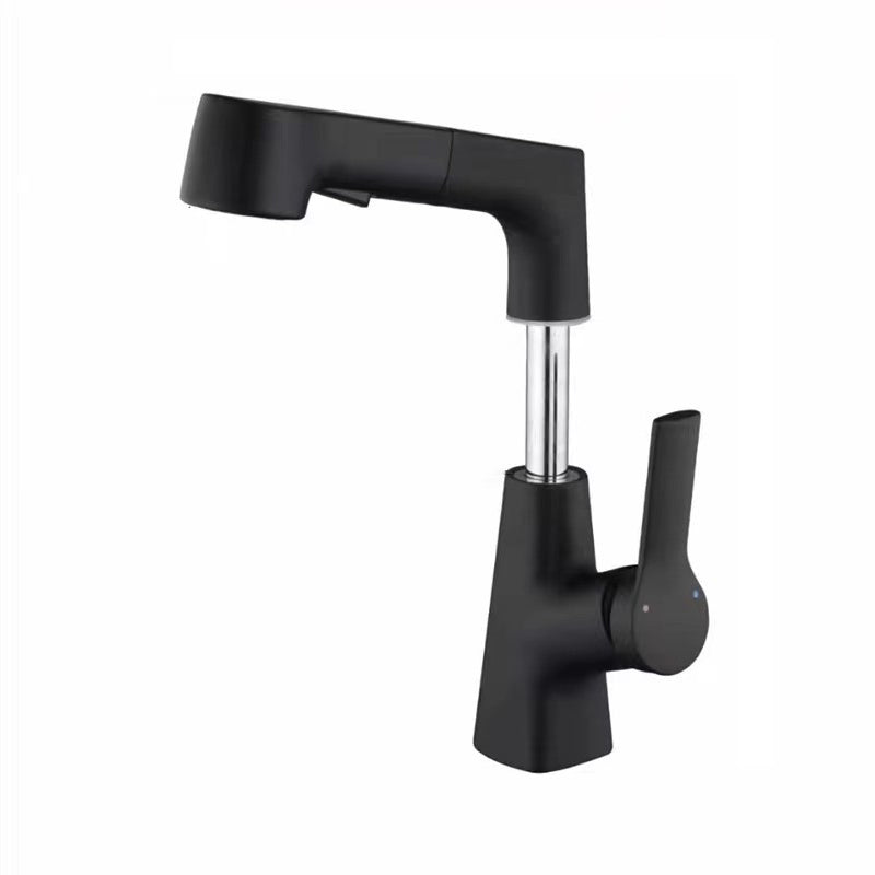 Modern Widespread Bathroom Faucet Copper Basin Lavatory Faucet