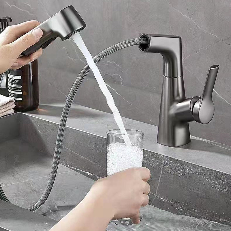 Modern Widespread Bathroom Faucet Copper Basin Lavatory Faucet