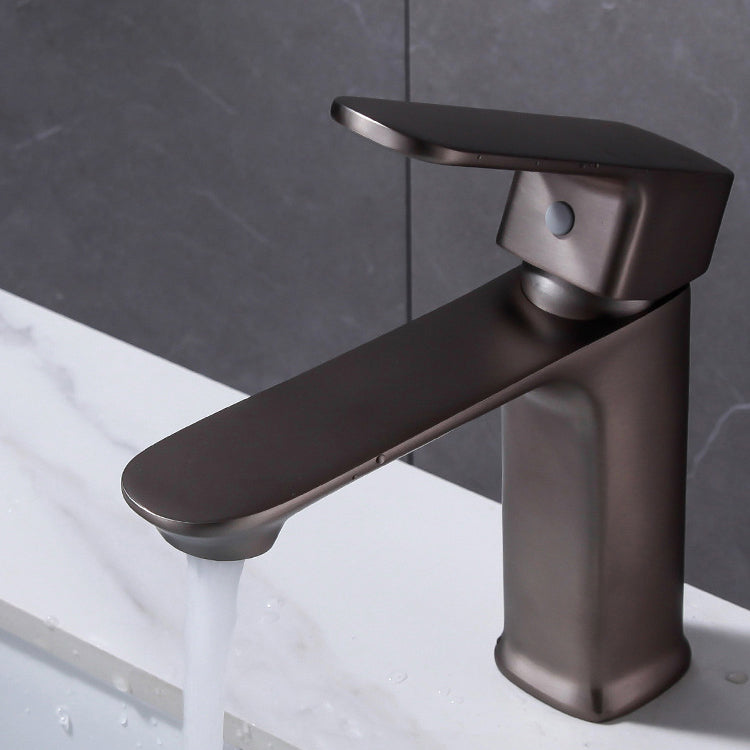 Modern Sink Faucet Pure Color Copper Vessel Sink Faucet for Bathroom