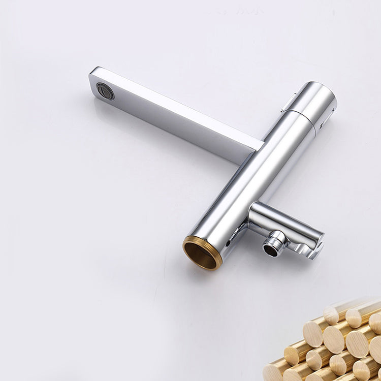 Floor Mounted Metal Freestanding Tub Filler High Arc Freestanding Bathtub Faucet