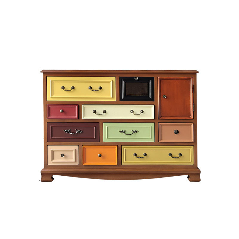 Coastal Storage Chest Dresser Solid Wood Storage Chest with 8/10/11/12 Drawers