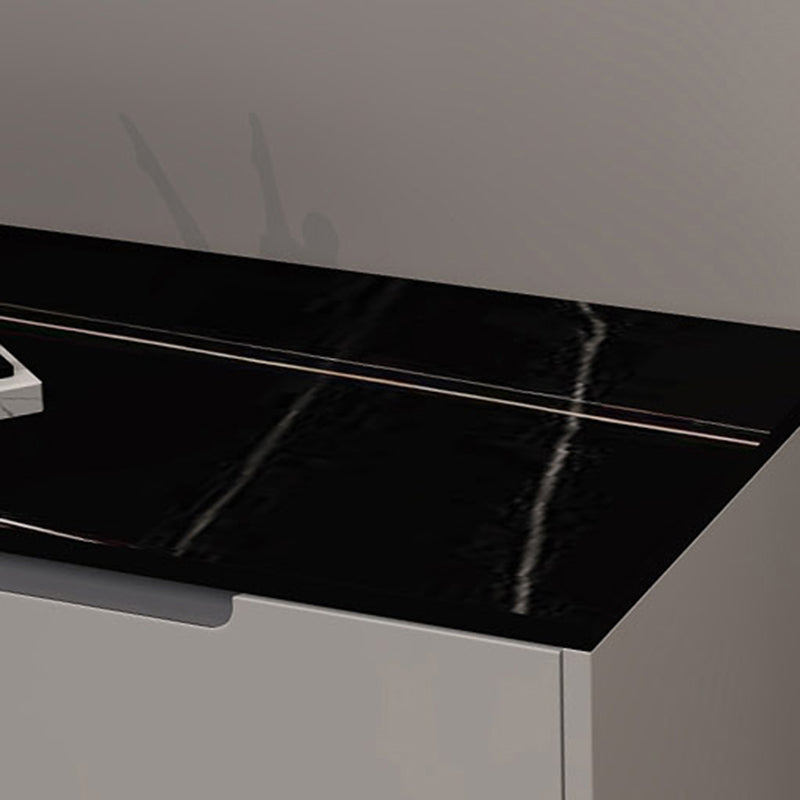 15.6-inch Width Contemporary Storage Chest Stone Dresser with 3 Drawers