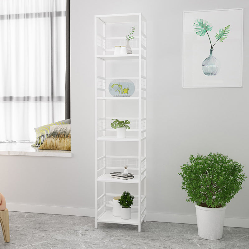 Standard Open Back Bookcase Glam Shelves Included Metal Bookshelf
