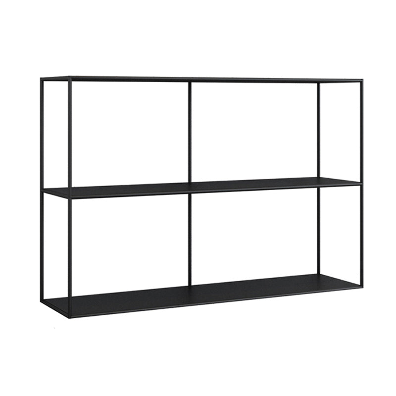 Etagere Open Back Bookcase Metal Contemporary Bookshelf with Shelves
