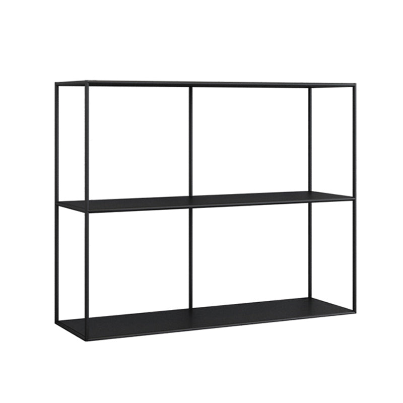 Etagere Open Back Bookcase Metal Contemporary Bookshelf with Shelves